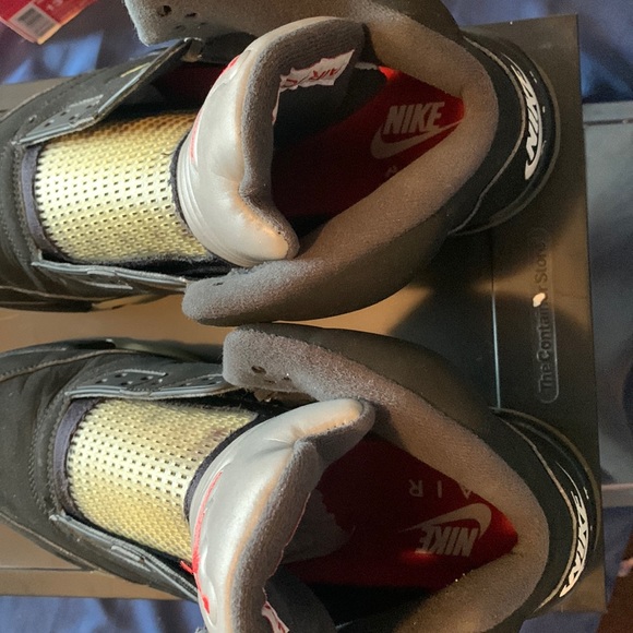 Air Jordan 5 black metallic size 13 - Picture 1 of 4